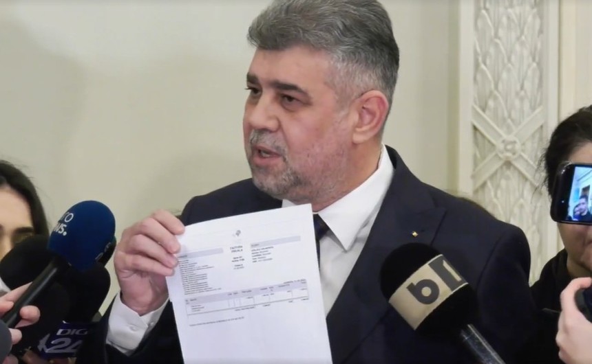 Premierul Ciolacu a venit la Parlament cu facturile în original ale zborurilor private închiriate cu firma Nordis: Îmi este foarte greu să vă răspund. Aveţi atâta ură faţă de mine de fiecare dată