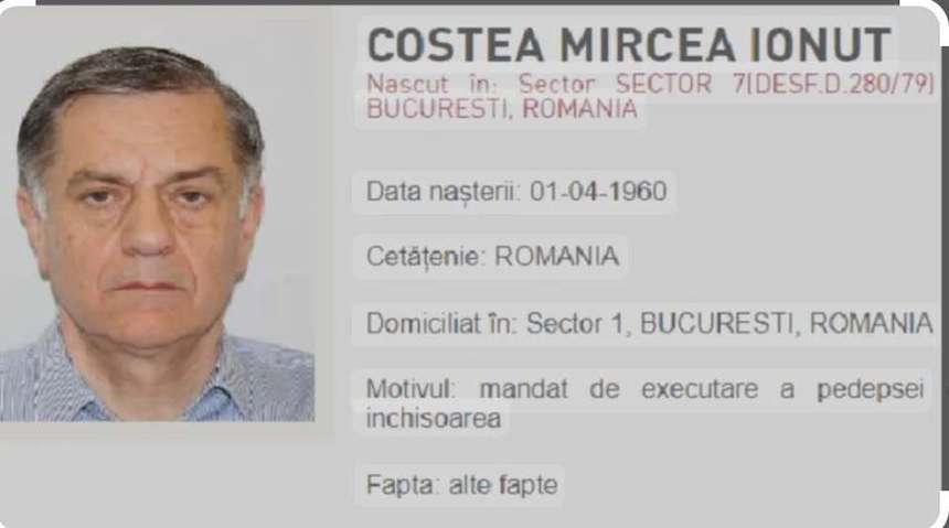 Alina Gorghiu: Era cazul să vedem această ştire, o aşteptam de ceva timp. Ionuţ Costea a fost reţinut la Istanbul / Uite că statul român este în llinie dreaptă acum să aducă în ţară şi acest fugar