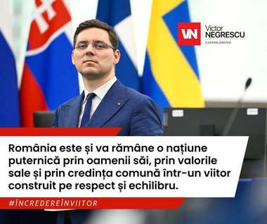 Victor Negrescu: Nu putem lăsa populismul, extremismul sau lipsa de responsabilitate să ne abată de la valorile democratice care ne-au ghidat /  În astfel de momente, liderii politici nu trebuie să se ascundă