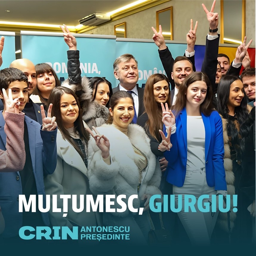 Crin Antonescu: Îmi doresc să facem o Românie în care poţi să trăieşti frumos nu doar în Capitală, ci şi la 60 de kilometri sau la 300. Din care nu ne pleacă tinerii