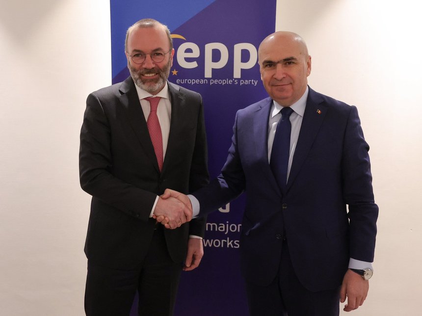 Ilie Bolojan s-a întâlnit cu Manfred Weber, liderul PPE: România este pregătită să lucreze îndeaproape cu alte state membre UE pentru a găsi soluţii imediate la evoluţiile recente