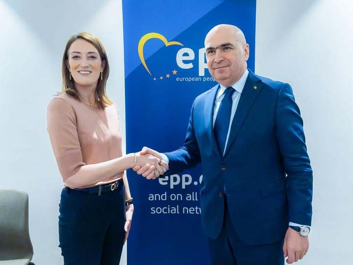 Ilie Bolojan, întâlnire cu Roberta Metsola, Preşedintele Parlamentului European: Suntem hotărâţi să continuăm colaborarea excelentă dintre România şi Parlamentul European, pentru a răspunde prompt şi eficient aşteptărilor cetăţenilor noştri