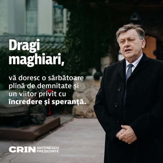 Crin Antonescu, mesaj către maghiari: Vă respect şi vă voi respecta, vă voi asculta, vă voi apăra dreptul la identitate / Mulţumesc UDMR pentru încredere, pentru echilibru