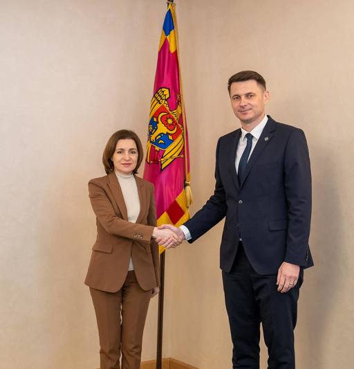 Preşedintele interimar al Senatului, Mircea Abrudean, întrevederi cu preşedintele Republicii Moldova, Maia Sandu şi cu premierul Dorin Recean, la Chişinău: România susţine fără echivoc parcursul european al Republicii Moldova