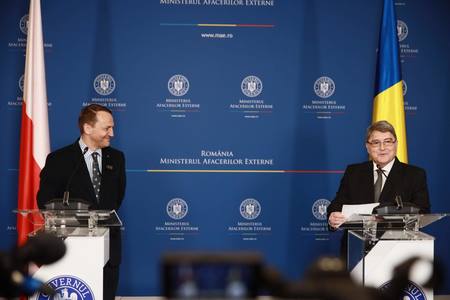 Ministrul afacerilor externe, Emil Hurezeanu, întrevedere cu omologul din Polonia, Radosław Sikorski / Schimb aprofundat de opinii cu privire la agenda europeană, în contextul deţinerii de către Polonia a Preşedinţiei Consiliului Uniunii Europene