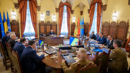 CSAT a decis continuarea sprijinului pentru Ucraina / Creştere etapizată a procentului din PIB alocat cheltuielilor de apărare / România va cumpăra o navă nouă, de tip corvetă uşoară / S-a aprobat Raportul CSAT pentru anul trecut


