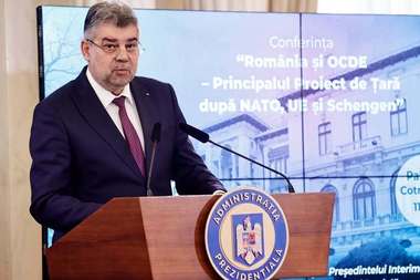 Premierul Ciolacu anunţă că România a primit cel de‑al 14‑lea aviz formal favorabil în procesul de aderare la Organizaţia pentru Cooperare şi Dezvoltare Economică, pentru politicile agricole