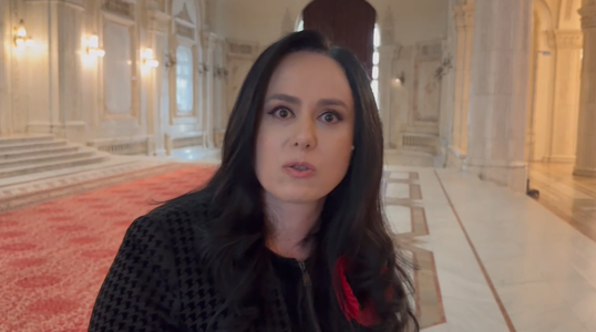 Ministrul Muncii, Simona Bucura Oprescu, în lacrimi după ce moţiunea simplă a fost adoptată de Senat: Este matematică parlamentară pură. Ceea ce se întâmplă astăzi cred că este o nedreptate