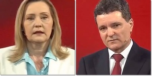 Dezbatere electorală - Dialog între Lasconi şi Nicuşor Dan - Lasconi: Ai minţit de mai multe ori şi pot să îţi dovedesc / Nicuşor Dan: Nu am minţit niciodată / Lasconi: Jură pe Bliblie