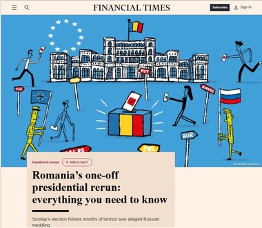 Financial Times: Votul de duminică va marca începutul unuia dintre cele mai controversate şi imprevizibile evenimente politice din istoria postcomunistă a României