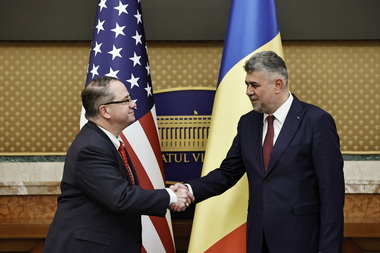 Premierul Marcel Ciolacu, după întâlnirea cu vicepreşedintele Comisiei Federale pentru Alegeri din SUA: România îndeplineşte toate standardele democratice în ceea ce priveşte organizarea alegerilor prezidenţiale