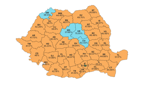 UPDATE - ALEGERI PREZIDENŢIALE 2025 –  Nicuşor Dan conduce în Bucureşti, mai puţin în Sectorul 5, unde a preluat conducerea George Simion / Crin Antonescu conduce în Satu Mare, Mureş, Harghita şi Covasna / A preluat conducerea şi în Bihor