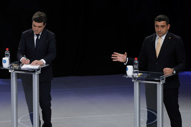 Dezbatere elecorală - Nicuşor Dan: E clar că autorităţile româneşti nu au fost pregătite pentru războiul hibrid/ Simion: Trebuie să facem curăţenie în instituţii, de la ANCOM până la anumite servicii de informaţii
