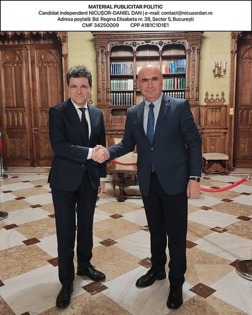 Preşedintele interimar Ilie Bolojan: Felicitări, Nicuşor Dan! Mulţumesc cetăţenilor ţării noastre pentru participarea în număr mare la vot, indiferent de opţiunea pe care au avut-o