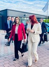 Preşedintele Parlamentului European, Roberta Metsola, a sosit la Timişoara, unde are o întâlnire cu 800 de elevi şi studenţi - FOTO