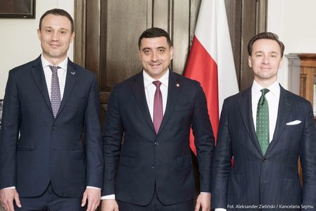 George Simion anunţă că a fost în Polonia, ”pentru a întări relaţiile cu partidele suveraniste şi conservatoare” / Întâlniri cu mai mulţi oficiali