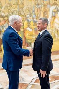 Ministrul Apărării, Angel Tîlvăr, întâlnire cu ministrul apărării din Republica Moldova, Anatolie Nosatîi / Discuţii despre situaţia actuală de securitate regională şi consolidarea cooperării bilaterale în domeniul apărării