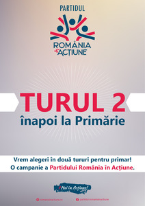 Un partid neparlamentar, dar cu reprezentare locală în administraţii din Prahova şi Dâmboviţa, lansează iniţiativa: „Aducem Turul doi înapoi la primărie”
