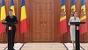 Maia Sandu l-a primit pe Nicuşor Dan: Mă bucur că în fruntea României avem un partener ferm, un om care respectă Republica Moldova şi ne este prieten / Mulţumim României pentru sprijinul oferit Ucrainei, pentru că apără nu doar Ucraina, ci şi Moldova