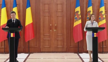 Maia Sandu l-a primit pe Nicuşor Dan: Mă bucur că în fruntea României avem un partener ferm, un om care respectă Republica Moldova şi ne este prieten / Mulţumim României pentru sprijinul oferit Ucrainei, pentru că apără nu doar Ucraina, ci şi Moldova