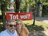Banner cu mesajul: ”Tot voi?”, amplasat la sediul central al PSD. Activist: Peste 13.000 de membri PSD sunt supăraţi pe conducerea partidului care a guvernat România în ultimii 10 ani! Îi aşteptăm în faţa sediului, începând cu ora 17:00