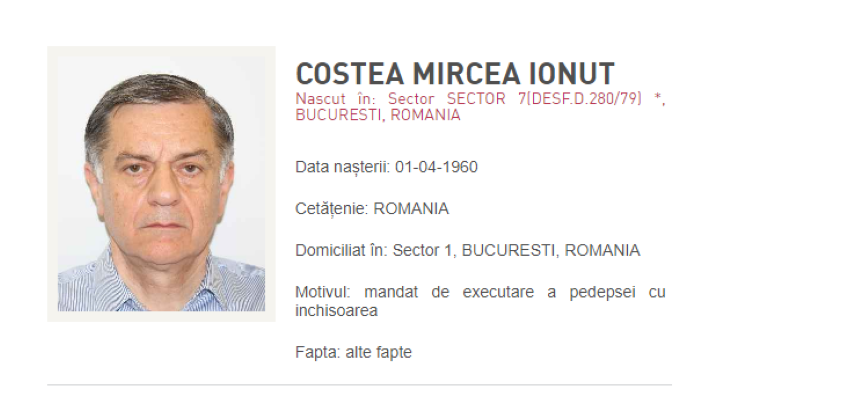 UPDATE - Cumnatul lui Mircea Geoană, Ionuţ Costea, condamnat la 6 ani de închisoare pentru mită, urmează să fie adus în ţară / Anunţul Ministerului Justiţiei