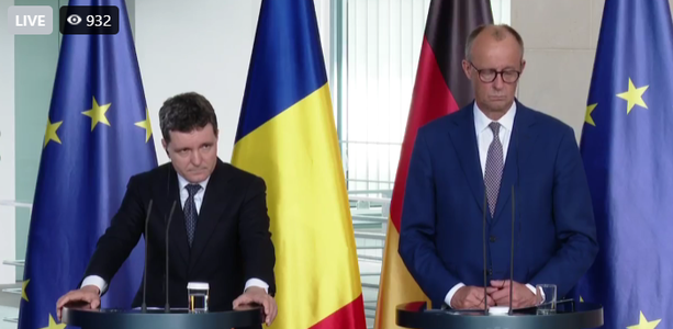 Nicuşor Dan, după întâlnirea cu cancelarul german: Am discutat de oportunităţile care există pentru industria de apărare / Am discutat de posibilitatea de a colabora în cadrul programului SAFE al Uniunii Europene

