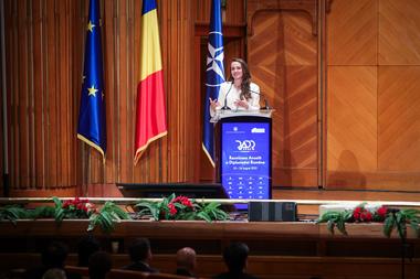 Oana Ţoiu, la Reuniunea Anuală a Diplomaţiei Române: Puterea de negociere a României depinde de capacitatea de a ne folosi vocea în interiorul UE / E nevoie de o schimbare de paradigmă, fără a schimba pilonii pe care construim politica externă