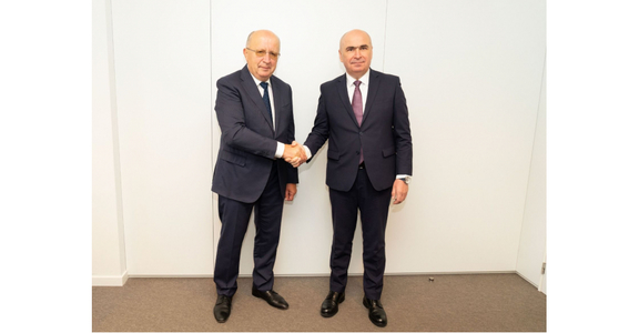 Premierul Ilie Bolojan, întrevedere cu Andrius Kubilius - Comisar European pentru Apărare şi Spaţiu, la Bruxelles, despre programul SAFE şi modalităţi de aprofundare a angajamentului cu ţările din flancul estic