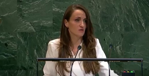 Oana Ţoiu, în intervenţia României la Adunarea Generală a ONU: Semnal de alarmă ferm privind situaţia din Republica Moldova, unde azi au loc alegeri parlamentare, sprijin neclintit pentru suveranitatea şi integritatea teritorială a Ucrainei 