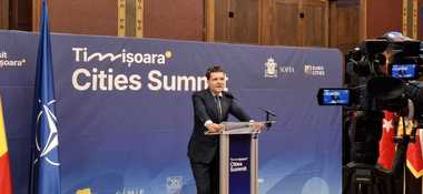 Nicuşor Dan, la Timişoara Cities Summit: Încă trăim din bucuria de alaltăieri, după rezultatele din Republica Moldova/ Decizia de a intra România în UE a fost corectă şi vedem azi progresele pe care, după 18 ani de la aderarea efectivă, România le-a făcut