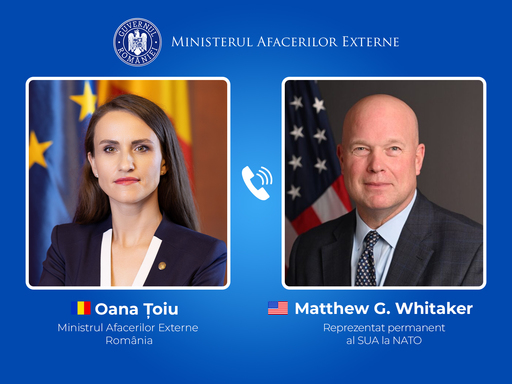 Oana Ţoiu anunţă că a discutat cu ambasadorul SUA la NATO: Dincolo de orice decizie individuală punctuală, ambasadorul şi cu mine împărtăşim aceeaşi înţelegere privind importanţa pe care românii o acordă relaţiei dintre România şi Statele Unite