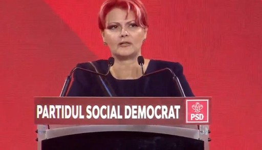 Congres PSD - Lia Olguţa Vasilescu: PSD va trebui să decidă, suntem şi noi ascultaţi, rămânem la guvernare. Suntem puşi doar în geam, atunci când vine factura, mai bine ieşim de la guvernare