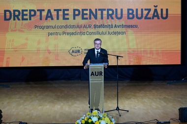 Buzău - Candidatul AUR la şefia CJ Buzău Ştefăniţă Avrămescu vrea asistenţă medicală în fiecare sat din judeţ şi spitale alimentate cu produse locale
