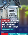 Ministrul Muncii: Peste 680.000 de familii şi persoane singure au primit pentru luna octombrie o nouă tranşă de tichete de energie