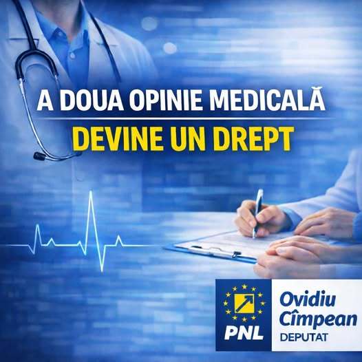 Ovidiu Cîmpean (PNL): Dacă primeşti un diagnostic greu sau ţi se recomandă o intervenţie importantă, vei avea dreptul la a doua opinie medicală, plătită de sistemul de asigurări