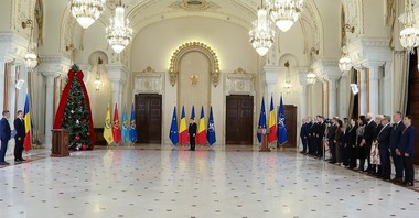 Noii miniştri ai Apărării şi Economiei, Radu Miruţă şi Irineu Darău, au depus jurământul la Palatul Cotroceni, doar în prezenţa premierului Bolojan / Liderii partidelor din coaliţie nu au fost prezenţi