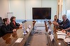 Ministrul Investiţiilor, Dragoş Pîslaru, discuţii cu reprezentanţii Băncii Europene pentru Reconstrucţie şi Dezvoltare (BERD), despre noi oportunităţi de investiţii în infrastructură, cu un accent special pe sectorul energetic, inclusiv proiecte de stocar