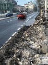 Diana Buzoianu, despre grămezile de zăpadă înnegrită de pe străzile din Capitală: Această poluare ajunge în plămânii noştri, doar că n-o vedem în fiecare zi - FOTO