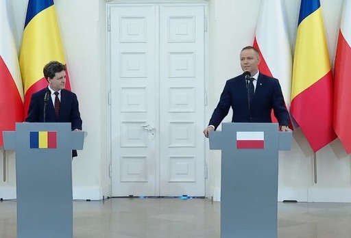 Nicuşor Dan, după întâlnirea cu preşedintele Poloniei: Am discutat de posibilitatea de colaborare pe achiziţii comune, profitând de acest program SAFE al Uniunii Europene şi inclusiv de producţie comună de echipamente militare