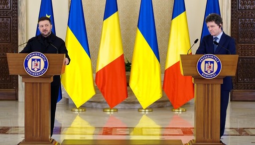Zelenski, întrebat dacă acordul semnat pentru construirea de drone în România presupune şi consilierea Armatei române: Acest lucru va depinde de dorinţa părţii române. Astăzi vorbim de coproducţie, este posibilă pe teritoriul României