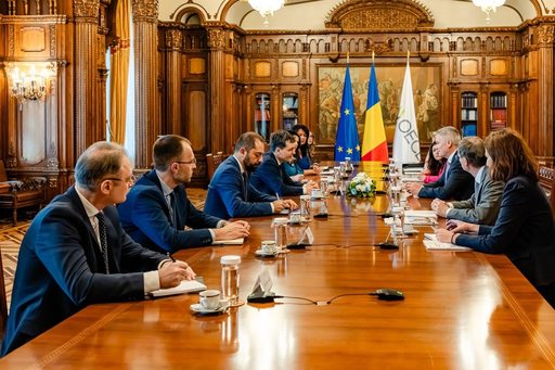 Nicuşor Dan l-a primit pe secretarul general al OECD la Palatul Cotroceni: Am discutat despre stadiul avansat al procesului de aderare a României la OCDE, principalele concluzii ale Raportului economic al OCDE şi evoluţiile internaţionale actuale