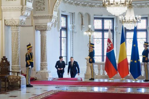 Nicuşor Dan, după ce l-a primit pe premierul slovac: Am analizat împreună impactul crizelor internaţionale actuale, inclusiv conflictul din Orientul Mijlociu / Alte teme abordate

