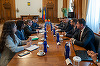 Preşedintele Senatului, Mircea Abrudean, întrevedere cu preşedintele Parlamentului de la Chişinău, Igor Grosu: Sprijinul României pentru Republica Moldova şi Ucraina reprezintă o constantă a statului român