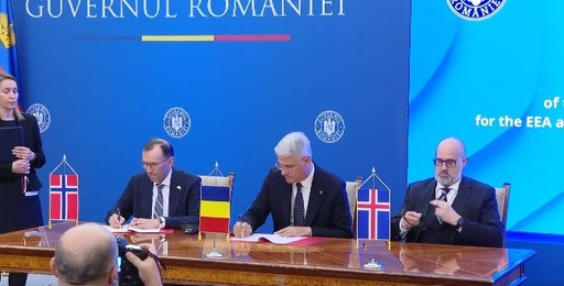 UPDATE - România va primi aproximativ 600 de milioane de euro prin noua perioadă de finanţare din Granturile SEE şi Norvegiene/ La Palatul Victoria a fost semnat, în acest sens, Memorandumul de Înţelegere pentru Implementarea Mecanismului Financiar