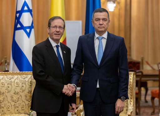 Sorin Grindeanu, discuţii cu preşedintele Israelului: Am transmis interesul României de a dezvolta şi mai mult relaţiile comerciale dintre statele noastre, dar şi cooperarea în domeniul tehnologiilor de ultimă generaţie