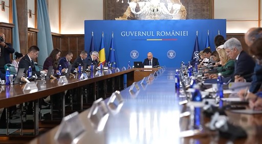 Hotărârea de Guvern prin care marile companii consumatoare ar putea fi notificate cu 24 de ore înainte cu privire la limitarea temporară a consumului, pe agenda şedinţei de joi a Executivului