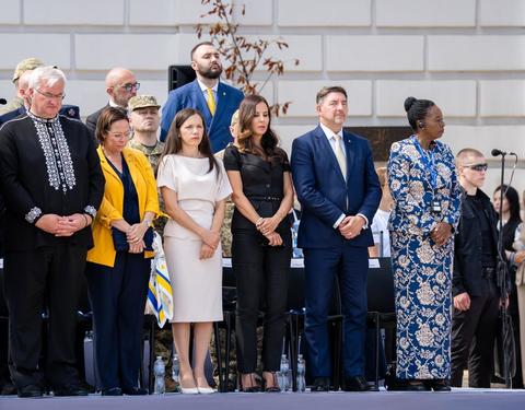 Mirabela Grădinaru, prezentă la Kiev, la invitaţia Primei Doamne a Ucrainei, Olena Zelenska, la Summitul Primelor Doamne şi al Primilor Domni