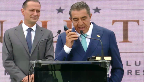 Paolo Zampolli, Trimisul Special al Preşedintelui SUA pentru Parteneriate Globale, l-a sunat pe preşedintele Nicuşor Dan, în timpul conferinţei de prezentare a proiectului Parcului prieteniei româno-americane Donald Trump