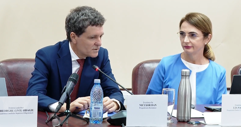 Preşedintele Nicuşor Dan, prima participare la şedinţa CSM, din mandat: Eu cred că imensa majoritate a magistraţilor din România sunt oameni corecţi şi cu răspundere faţă de ceea ce trebuie să facă